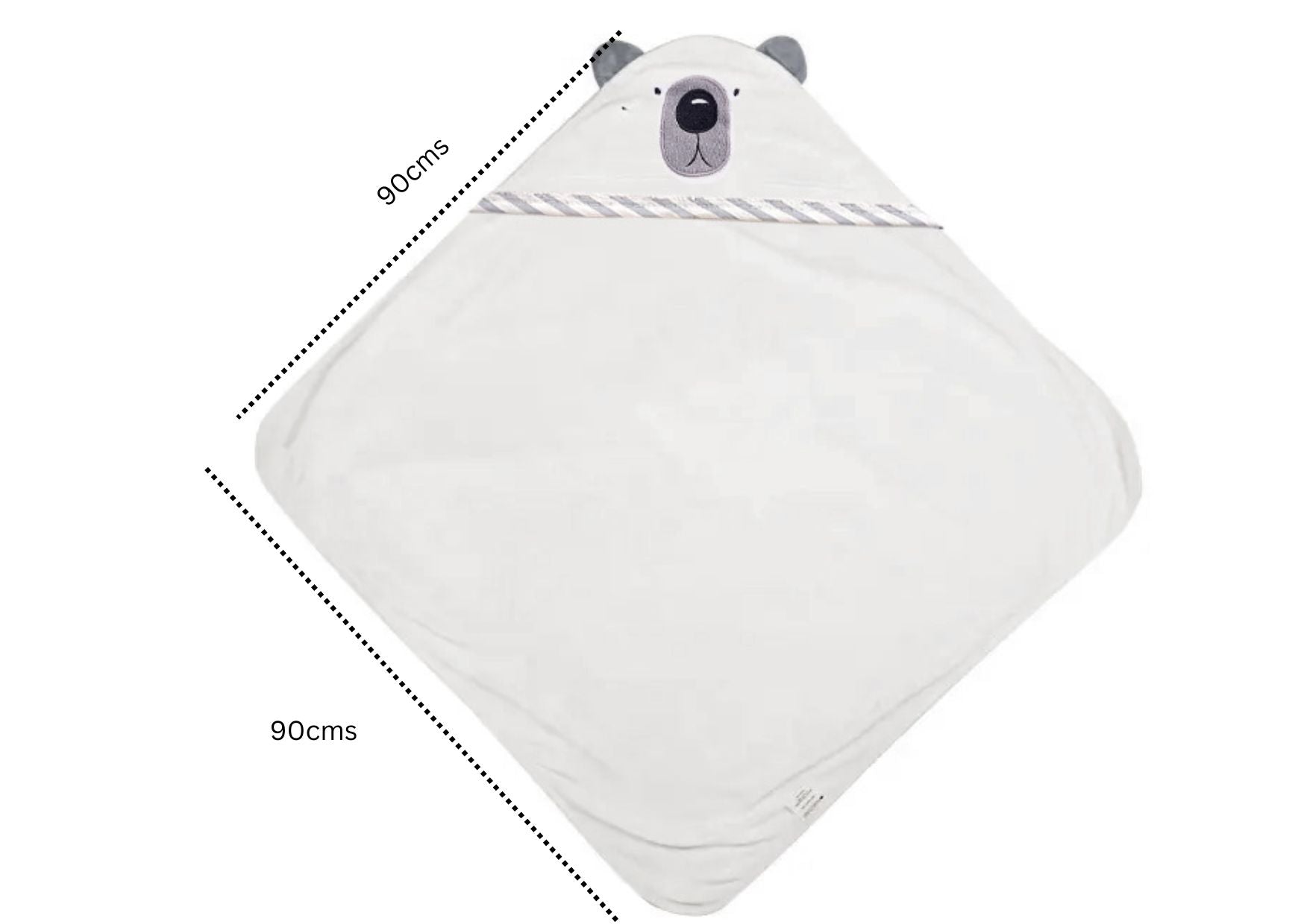 Grey Bear Bamboo Towel