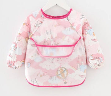 Coverall Waterproof Bibs - Coverall Bibs - Unicorn Pink (Full Sleeves bib)