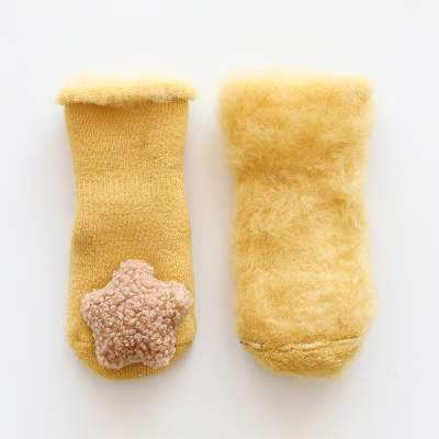 Yellow Star 3D Socks
