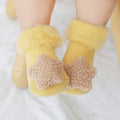 Yellow Star 3D Socks