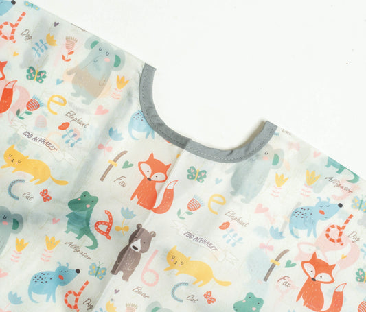Coverall Waterproof Bibs - Animal Zoo (Full Sleeves bib)