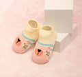 Cute Animal Pink and Yellow Socks