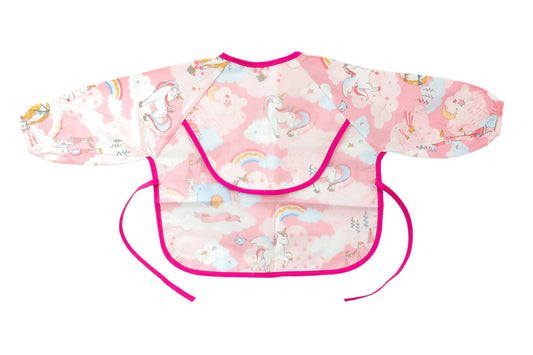 Coverall Waterproof Bibs - Coverall Bibs - Unicorn Pink (Full Sleeves bib)