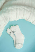 Green White Animal Socks