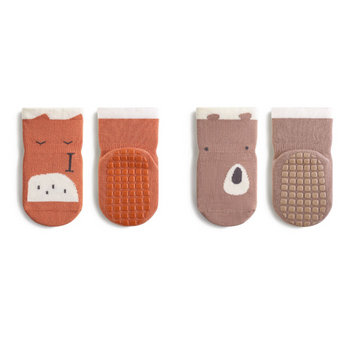 Bear and Fox Long Socks (Pack of 2)