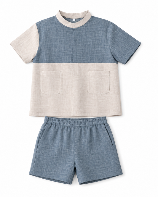 Thread Fairy Oversized Blue Co-Ord Set