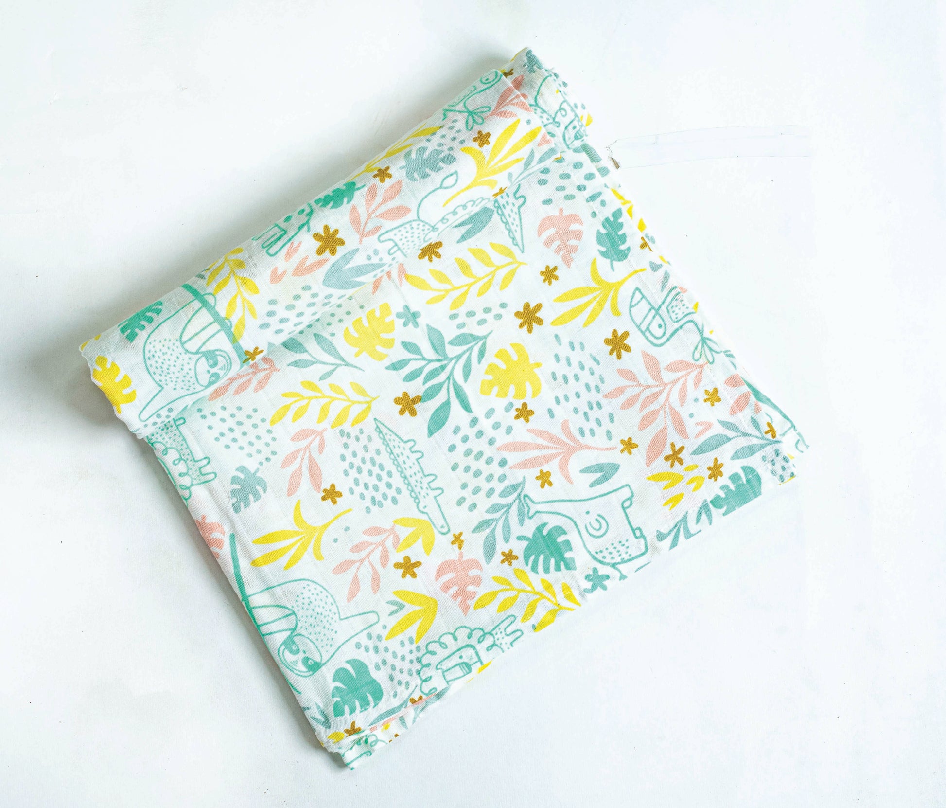 Organic Muslin Swaddle - Tropical Safari Set (Pack of 2)