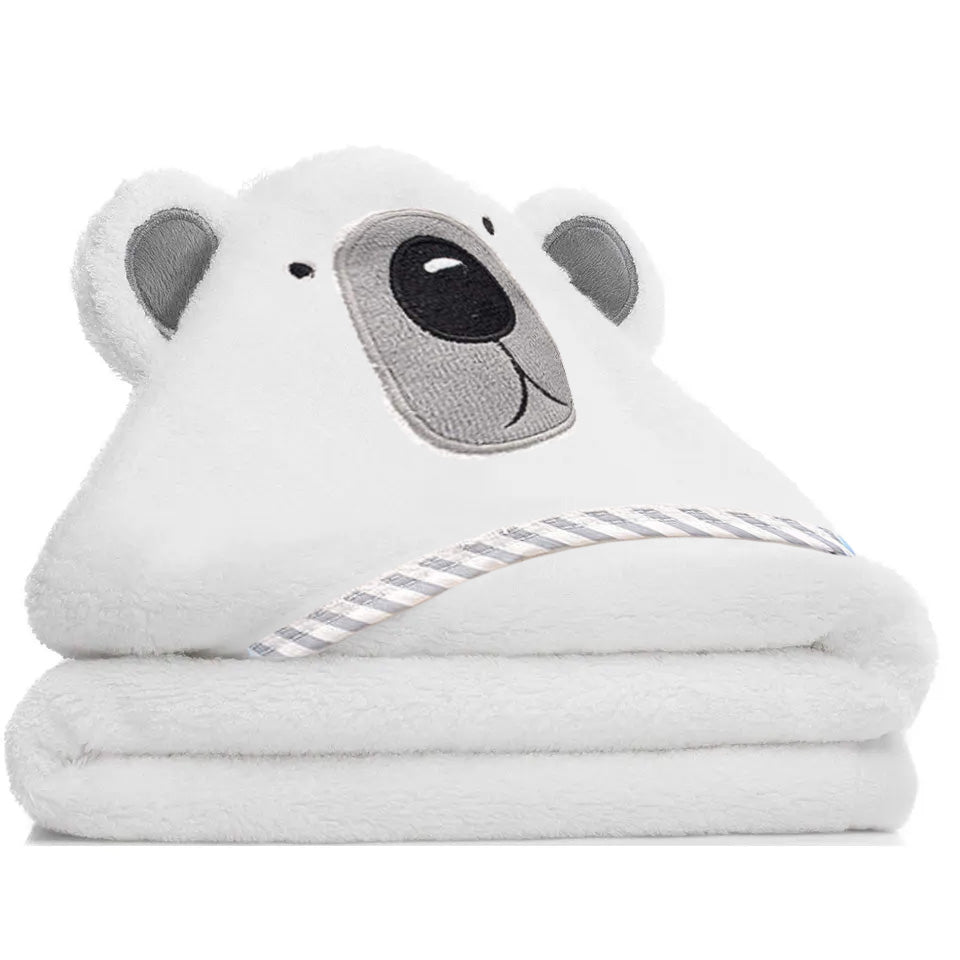 Grey Bear Bamboo Towel