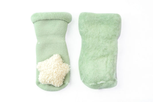 Green Star 3D Socks