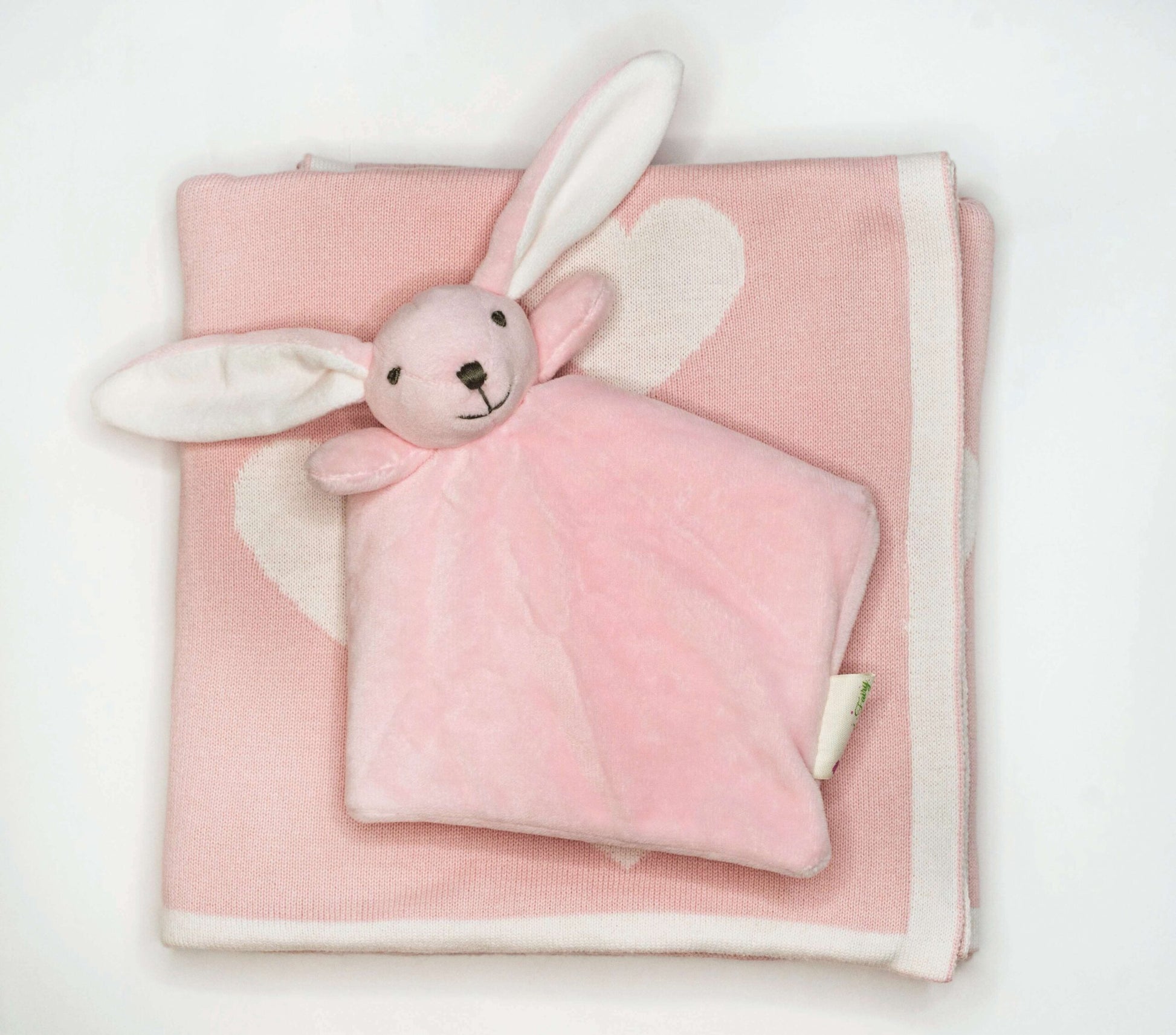 Premium Baby Heart Blanket with Plush toy