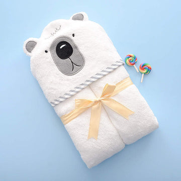 Grey Bear Bamboo Towel