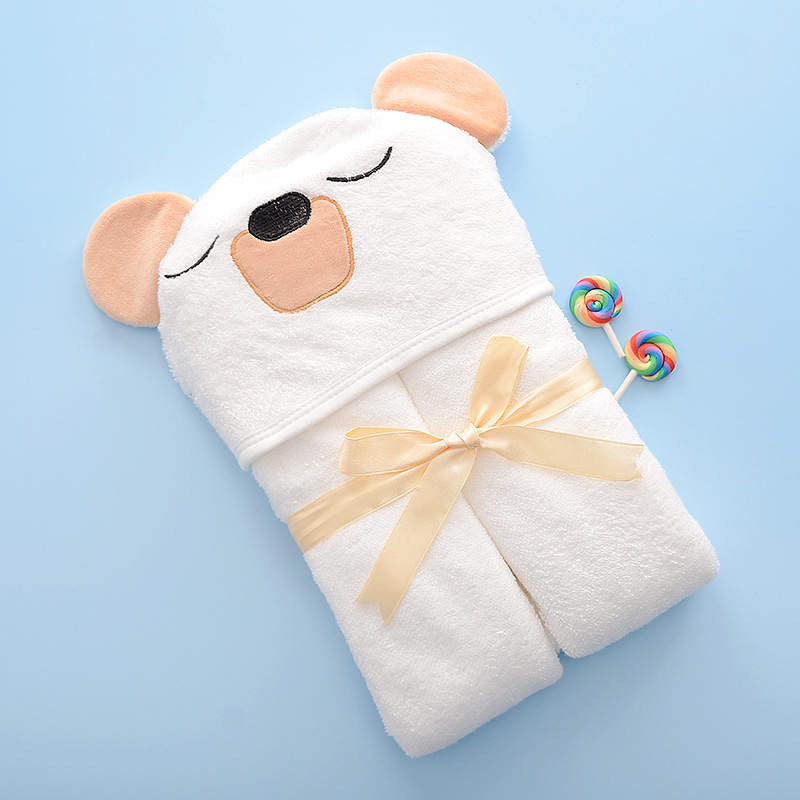 Brown Bear Bamboo Towel