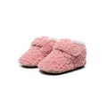 Pink Sherpa Booties