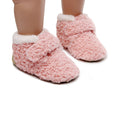 Pink Sherpa Booties