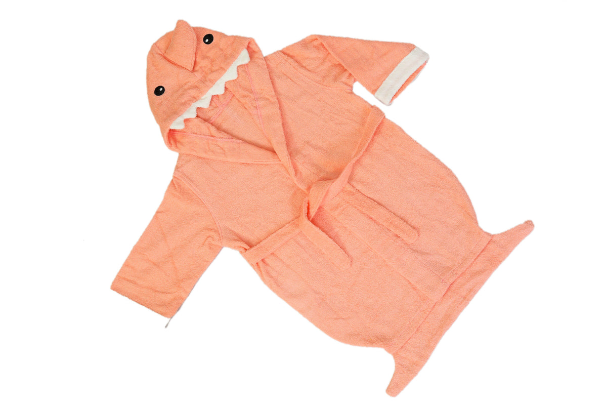 Shark Robe Pink Shark Bath Robe